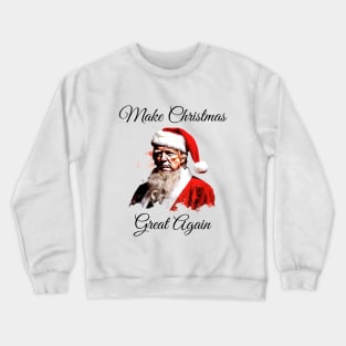 Donald Trump 'Make Christmas Great Again' Christmas | Festive Holiday Tee | Unique Political Humor Gift Crewneck Sweatshirt